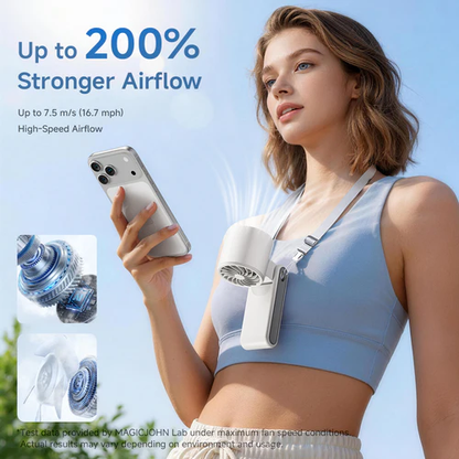 Portable Ice Cooling Fan