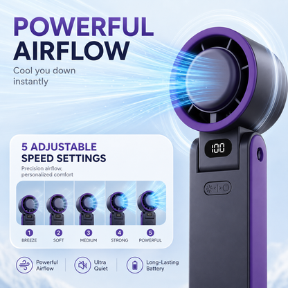 Portable Ice Cooling Fan