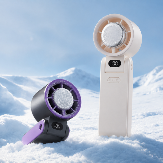Portable Ice Cooling Fan