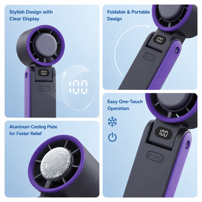 Portable Ice Cooling Fan