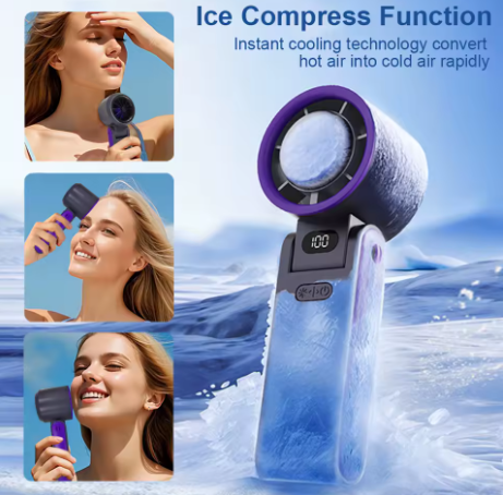 Portable Ice Cooling Fan